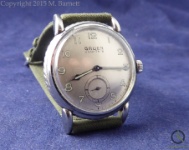 Restored 1950 Gruen Veri-Thin Submarine - AMAZING dial!